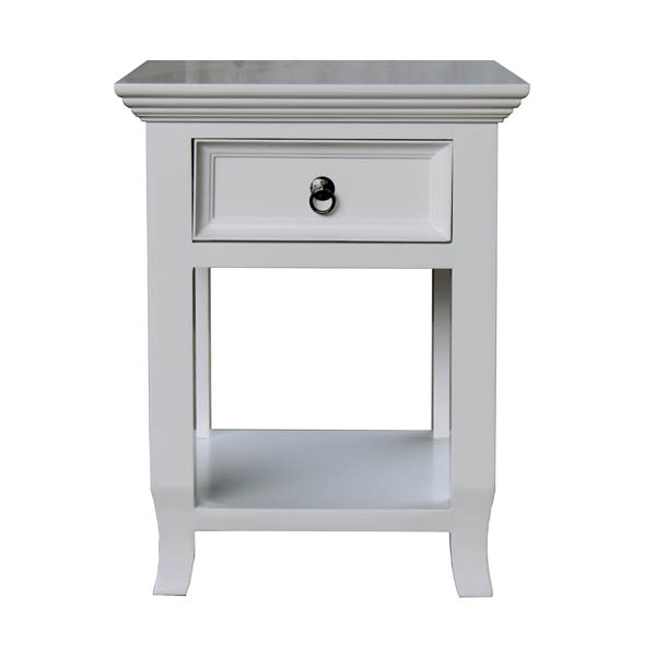 white bedside